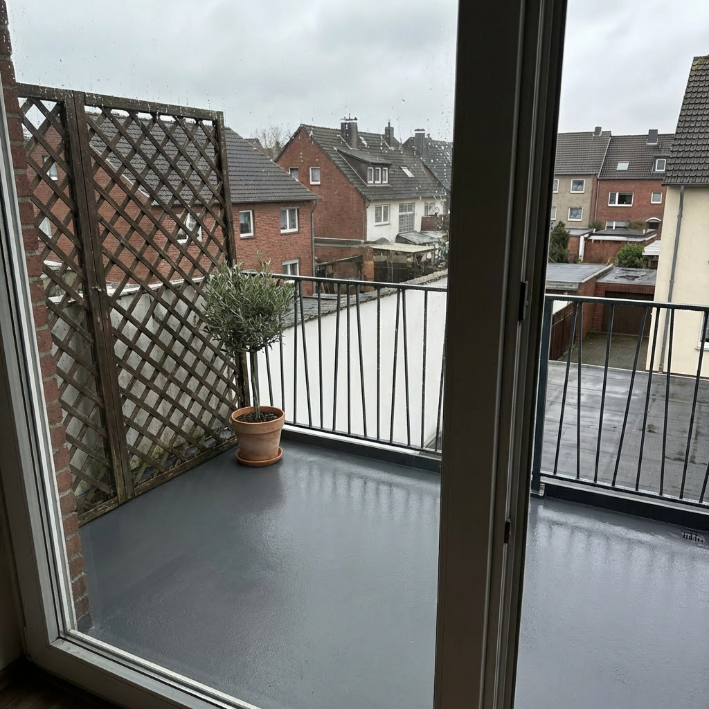 Balkon nach Sanierung